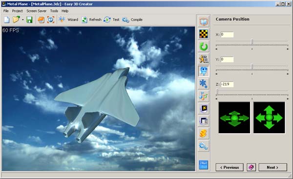 DzSoft,screensaver,create,easy,DirectX,3D,Direct3D,shareware,compiler,installer,screen,save